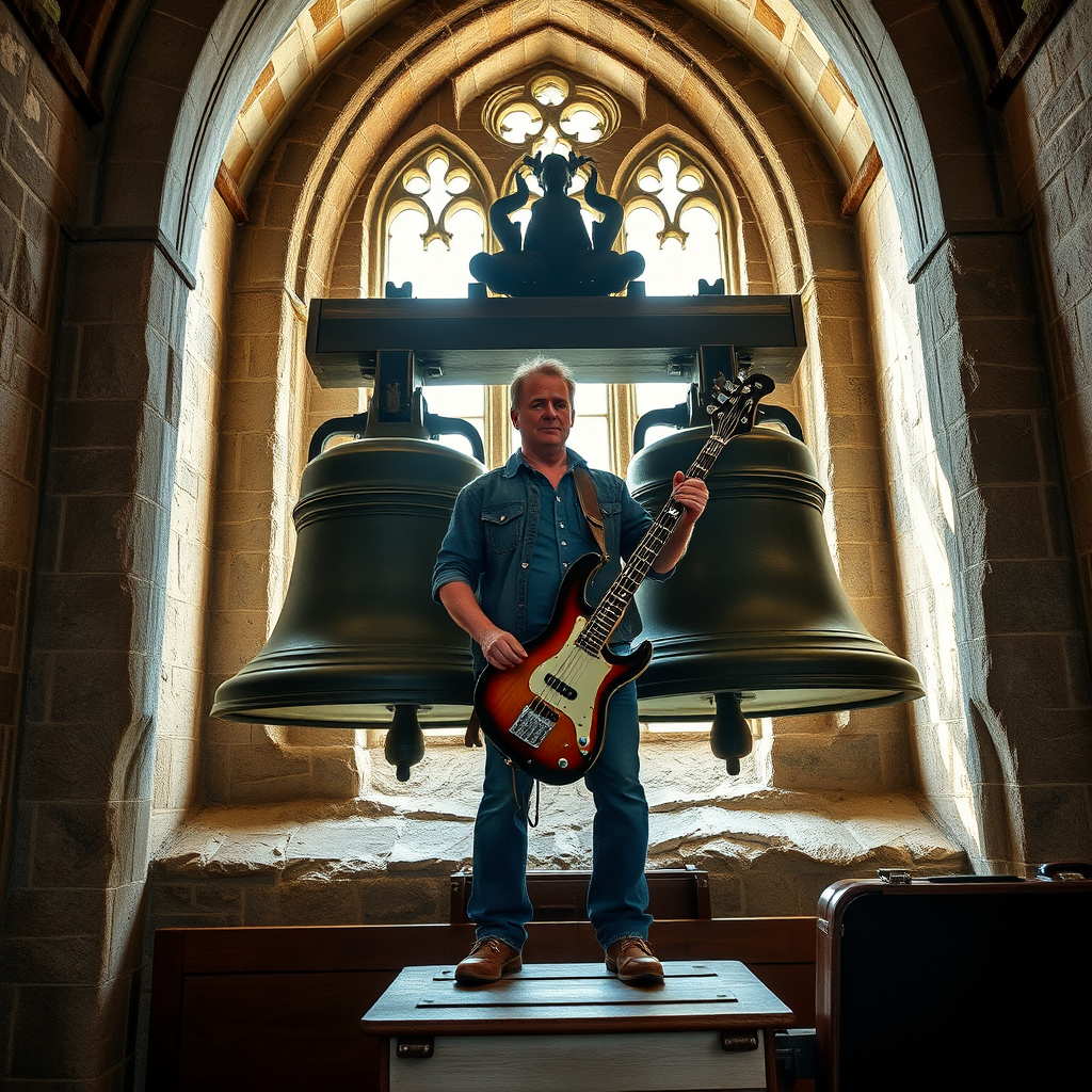 Rock legend swaps bass playing for bell-ringing in this 'must-visit' Sussex village